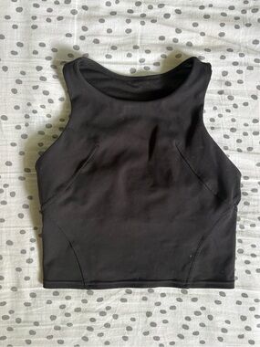 Align high neck tank top, size 2 black
